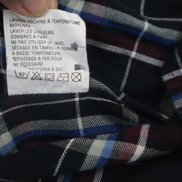 Timberland Men's Shirt LG 100% Cotton Plaid Long Sleeve Button - Picture 14 of 15